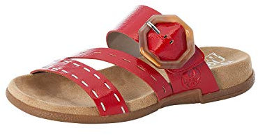 Rieker Damen V0092 Sandale, rot, 39 EU