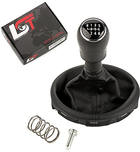 LST Schaltknauf Schalthebel mit Schaltsack 6-Gang schwarz Trans T5 V 7H