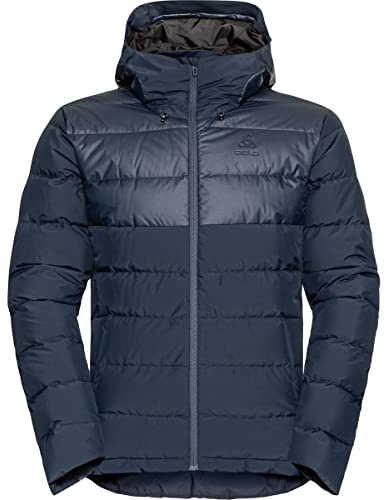 ODLO Severin N-Thermic - Giacca con cappuccio da uomo, Zaffiro scuro., M