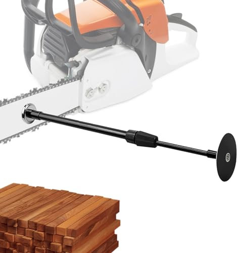 mimika Outil de Mesure de tronçonneuse pour Bois de Chauffage | Aimant d'outil de Mesure de Bois de Chauffage de tronçonneuse magnétique Forte réglable | La jauge à Bois de Chauffage se Fixe à la