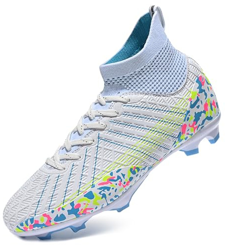 BOTEMAN Scarpe da Calcio Uomo all'aperto Tacchetti Professionali Teenager Scarpe da Allenamento Scarpe da Calcetto Prato Artificiale competizioni