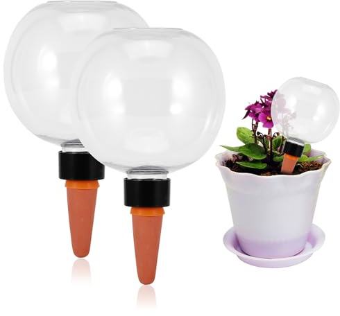 Viitech Watering Balls 500 ml, Automatic Plant Watering, Water Dispenser Plants for Automatic Watering of Rooms and Garden Plants (Pack of 2)