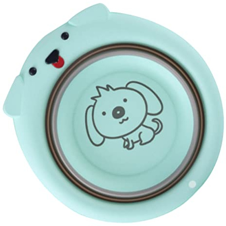 SOPOTUTU Bañera para Niña Multiusos Lavabo Portátil de Plástico Duradero con Diseño para Colgar para Viaje y Uso Casa