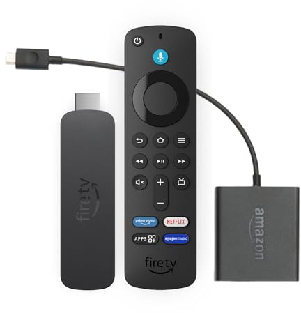 Amazon Fire TV Stick 4K and Amazon Ethernet Adaptor