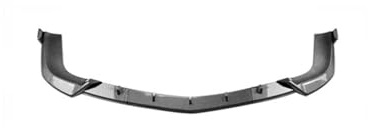 Lèvre Pare Chocs Avant Kit pour Benz pour CLS C218 2011-2013 Kit Carrosserie Extérieur Noir Carbone Lame Pare-Chocs Avant Spoiler Menton(Carbon Printing)