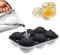 Moule à Glaçons Boule Rond 2.5in (6.35cm) - 6 Grandes Boules Avec Entonnoir - En Plastique Pour Boissons