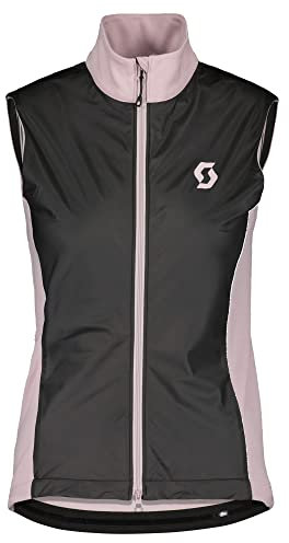 Scott Gravel Warm Merino Damen Fahrrad Windweste schwarz/rosa 2023: Größe: L (40/42)