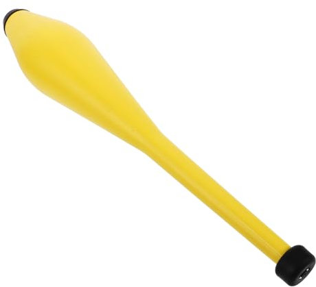 SOPOTUTU akrobatischer Stock Spaß Jonglierstäbe Kunststoff Jonglierstab Profi Jonglierstab aus Kunststoff Jonglierstab für Performances Jonglierstifte Jonglierkeulen Plastik Yellow
