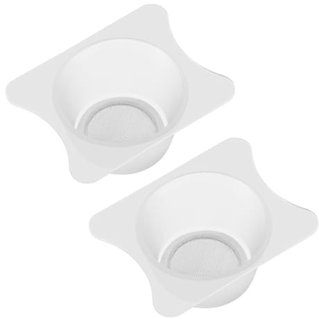 Ginobili Crafts Accessoires Lot de 2 filtres pour aérographe en polypropylène SEBE pour peinture aérographe Taille 3,5 x 2,5 cm