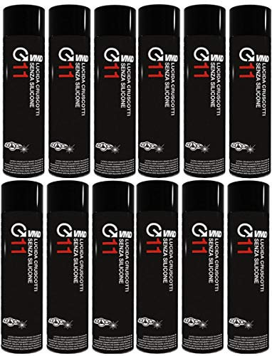 Lucida CRUSCOTTI VMD 11 Senza Silicone in BOMBOLA Spray da 600 ml 12 BOMBOLETTE