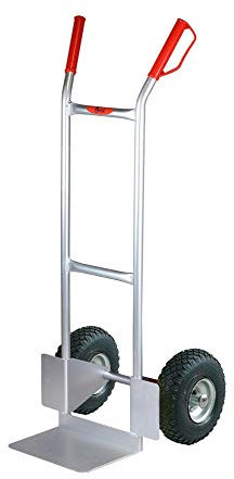 Svelt Carrello Portapacchi Professionale in Alluminio Ultraleggero con Ruote Antiforatura Ø260 mm e Maniglie Ergonomiche di Sicurezza – Portata 150 kg, Made in Italy