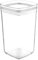 Florina Contenitori Ermetici per Alimenti (1,3 l) I Contenitori per Alimenti in Plastica STORI I Con Coperchio I Contenitori Pasta Quadrata I Conservazione di Farina, Zucchero, Pasta, Riso
