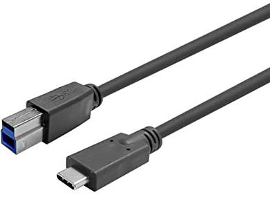 Vivolink Cable macho USB-C macho B 12,5 m, color negro, PROUSBCBMM12.5