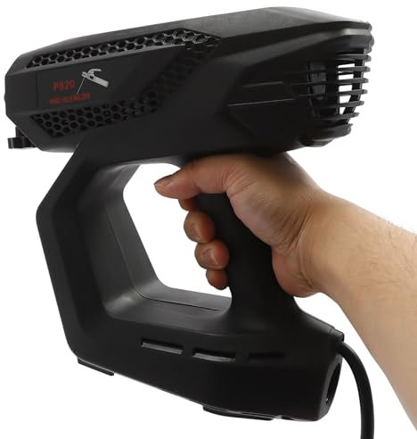 Pistola de Soldadura Negro Manual Soldadora Pantalla Digital Maquina de Soldar Corriente Regulable Pistola de Soldadura Portátil para Soldadura Ingeniería Mecánica, Procesamiento Chapa Metálica