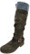 Generisch on schuhe damen sale Langschaft Stiefel Damen Casual Langschaft Boots Winterschuhe Damen Flach Rutschfeste Laufsohle Cowb damen sneaker sale artikel unter 1 euro