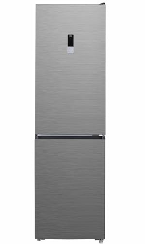 PKM Wolkenstein Kühl- Gefrierkombination WKG456ENFDIX | Inox Design | 456 Liter Nutzinhalt | NoFrost