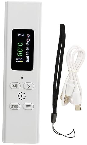 Nuclear Radiation Detector, High Accuracy Geiger Counter with Alarm, Portable Radiation Monitor for Home, Hospital, and Workplace, Quick Response, 0.08 to 9999μSv/h Range