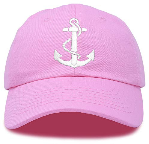 DALIX Anchor Hat Sailing Baseball Cap Women Beach Gift Boating Yacht Light Pink
