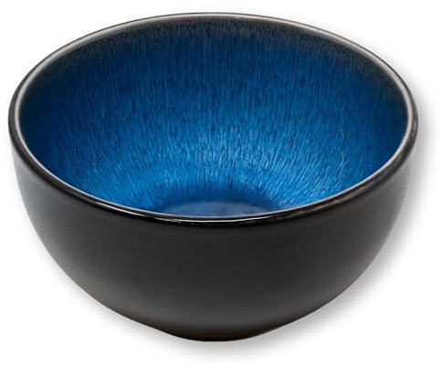 NAMAI - Set di 6 Ciotole Colazione, Stile Distintivo, 450 ML, Porcellana, Adatte in Lavastoviglie e Microonde, Ciotole per Antipasti