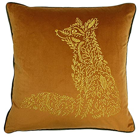furn. Forest Fauna Fox Cushion Cover, Rust, 50 x 50cm