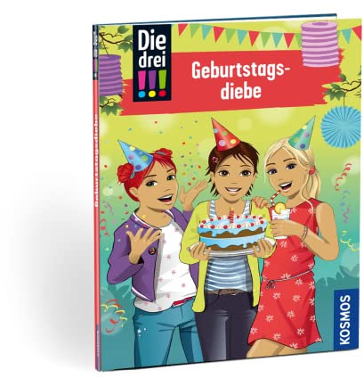 Die drei !!! – Geburtstagsdiebe | personalisiertes Kinderbuch ab 8 Jahre - Persönliches Geschenk