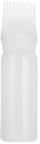 Applicateur Bouteille Huile De Cheveux Cheveux Couleur Brosse Bouteille Cheveux Teinture Brosse Bouteille Shampooing Cheveux Teinture Brosse Bouteille Salon Teinture Racine (Blanc)