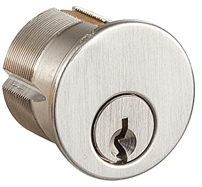SUMBIN Mortise Cylinder Fit Mortise Door Lock with 1-1/8 in Satin SS Finish
