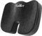 Radikor Cojin Coxis, Cojin Silla Oficina, Cojin Ortopedico Ergonómico, Fabricado en Espuma con Memoria, con Base Antideslizante, Alivia el Coxis, Negro