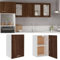 Hängeschrank Braun Eichen-Optik 39,5x31x60 cm Holzwerkstoff,Optimierter Hängeschrank für Deine Küche: Funktional und stilvoll Küchenschränke, Küche Möbel