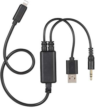 ACAGALA Audio-USB-Kabel, AUX-Adapter, Kompatibel mit BMW & Mini iPod iPhone 6 7 8 X XS XR Interface