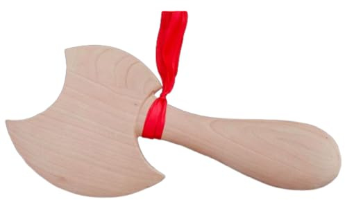 Peach Wood Axe Sword Not Comb桃木斧【Three Size】Chinese Lucky Feng Shui Good Luck Wall Decor Hanging Modern Mini Axe Sword Pendant Tassel Necklace for Men Women Adults Kids Living Room Office Car Home (S)
