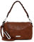 E&N Emily & Noah Umh?ngetasche Erna 12x28x18cm cognac Damen Schultertasche