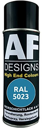 Alex Flittner Designs Barniz antioxidante 4 en 1 RAL 5023 azul lejano metal barniz protector spray antioxidante pintura aerosol
