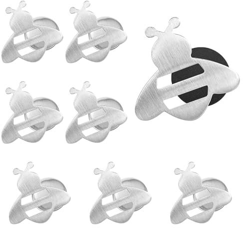 YANGUN 8 Pezzi Pesi per Tovaglia da Esterno, Pesi per Tovaglia da Esterno Pesanti, Forma di Ape Pesi per Tende, Fermatovaglia da Tavola Magnete, per Giardino, Picnic, Feste, Cucina, Ristorante