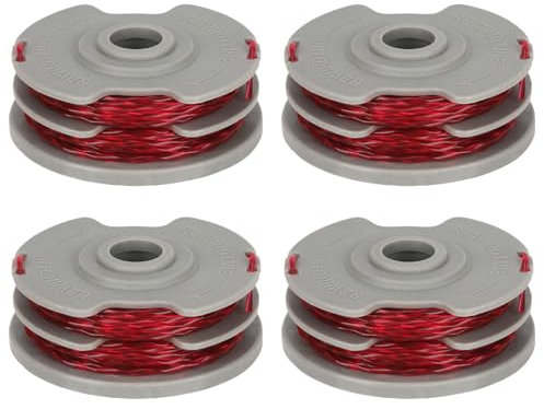 Yweller FLY021 513937190 String Strimmer Spool Compatible with Flymo Contour XT/500E/500 XT/Multi Trim/Power Trim/Mini Trim Grass Trimmers 0.060/1.5mm, 36Ft/11M Lawn Mower Spool Wire 4 Pack