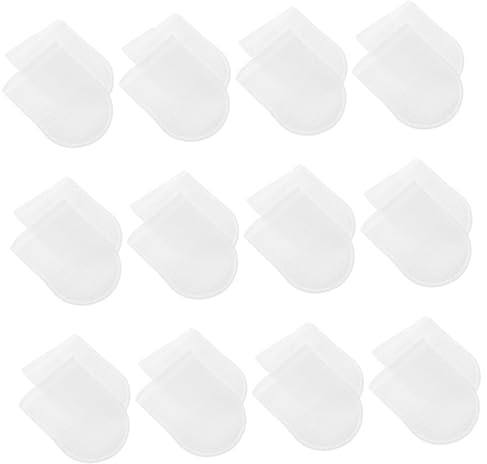 DECOMELODY Tamponi di Cotone Struccanti a Forma di U Texture Perlata, Morbidi e Confortevoli, Non Tessuto, Confezione da 120 Pezzi per Uso Versatile da Viaggio