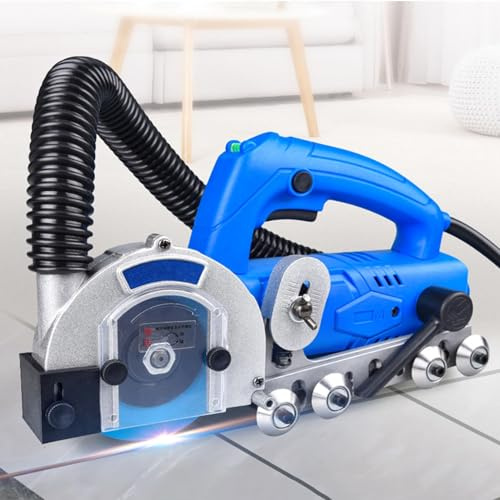 LYAYYDS DIY Electric Grout Removal Tool for Tile, 1200W Grout Cleaner Machine with 5.12in Blade for Bathroom, Kitchen, Living Room Tiles