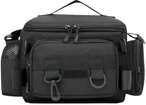 Fishing Tackle Bag,Waterproof Coarse Carp Fishing Carryall Hodall Bag with Multi Pockets for Outdoor Travel Sea Fishing Saltwater Freshwater