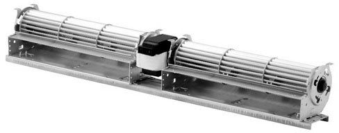 Easyricambi 120102 Emmevi Fergas - Ventilateur tangentiel double, 2 x 270 mm, 645 mm, pour poêle à granulés