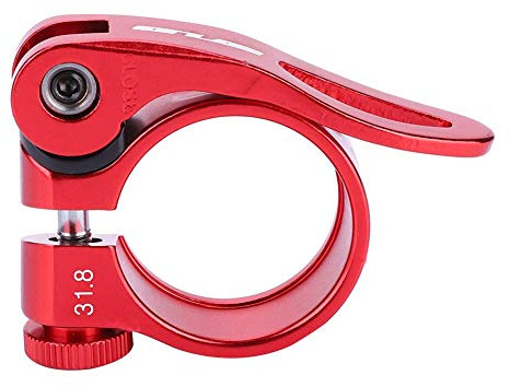 Bicycle Seatpost Clamp, Quick Release Aluminum Alloy 31.8mm for Road and Mountain Bikes, Durable and Lightweight for Commuting, Cycling, and Long Rides