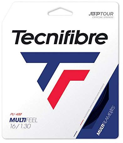 Tecnifibre Multifeel Tennis String (Black, 1.30mm/12m)