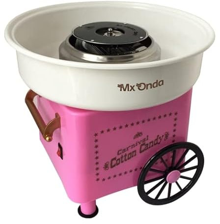 Mx Onda MXAZ2765B Máquina de algodón de azúcar, Retro Cotton Candy Machine