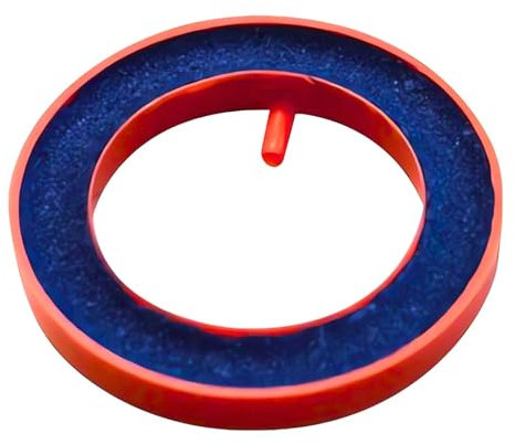 Weedness Keramik Sprudelstein 100 mm Rund - Grow Anbau Luftpumpe Aquarium Hydro Teichbelüfter Quellstein Sauerstoff Luftausströmer Teich