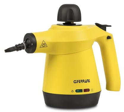 G3 Ferrari G90036 Attivap - Limpiador a vapor, 1100 W, capacidad de 350 ml, presión de 4 bares, vapor de 30 g/min, protección contra la humedad, cierre de seguridad, calentamiento rápido, color
