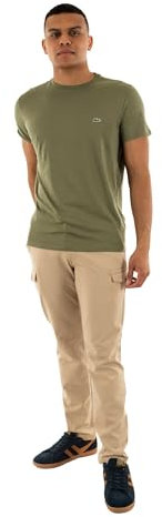 Lacoste T-Shirt Uomo Oliva TH6709 M