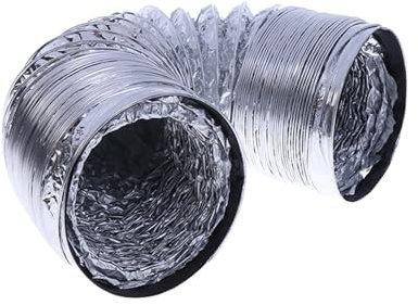 Manguera De Conductos Tubo de ventilación Tubo de aluminio PVC Tubo de ventilación de aire Manguera Conducto de escape flexible 3/2M Sistema de ventilación de aire Baño para escenas con necesidades de