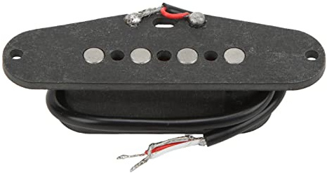 Gitarr pickup Single Coil 4-strängade metallersättningspickuper för basgitarr och cigarrlåda Gitarr Svart färg DIY Instrumenttillbehör