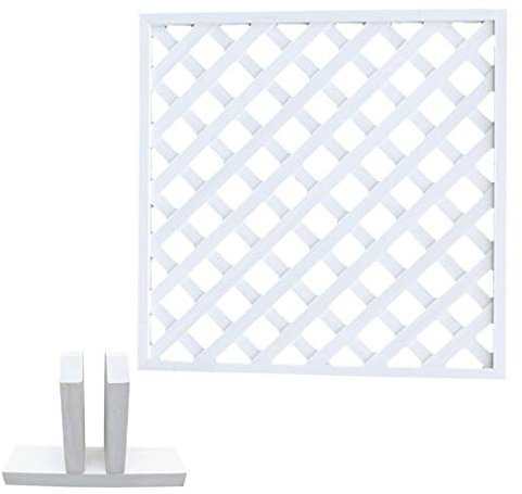 KDDEON Étagère à Fleurs en Bois Grille,Pot à Fleur avec Treillage,Support Pot de Fleur Escalade Clôtures Étagère À Fleurs Debout,Convient pour Intérieur/Cour/Balcon/Extérieur/Jardin