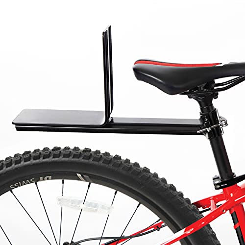 K&H Pet Products Universelle hintere Fahrradhalterung für unterwegs, für Katze und Hund, Fahrradkorb und Rucksack, Schwarz, universelle Passform