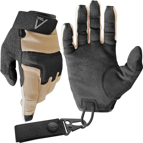 ACE Schakal Outdoor Glove - Taktiska Handskar för Airsoft, Paintball och Skytte - Pekskärmskapacitet - Öken - S